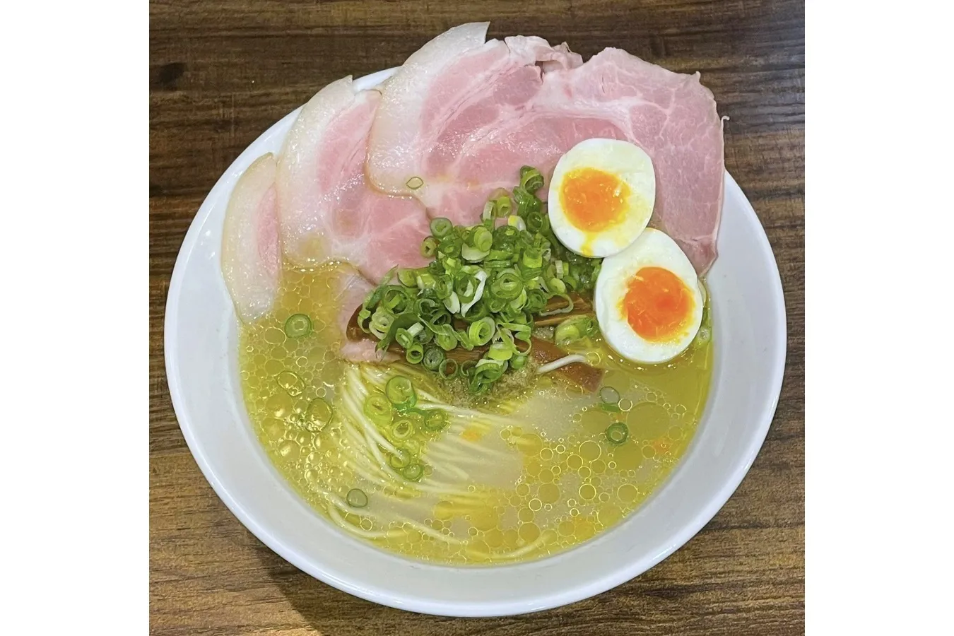 ▲「牡蠣塩らーめん」