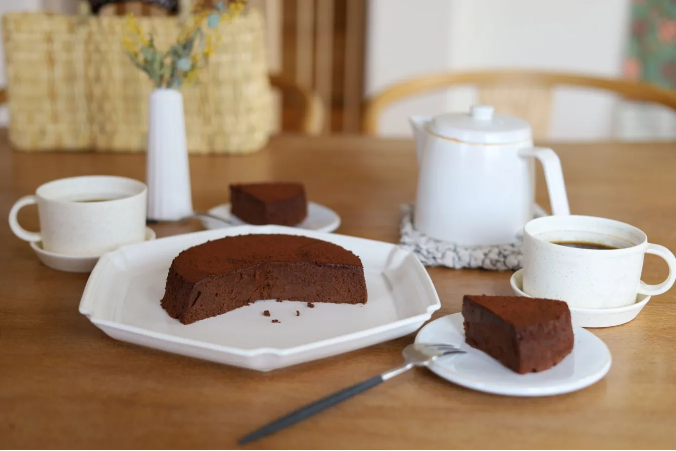 ▲「ひきたてカカオのガトーショコラ」