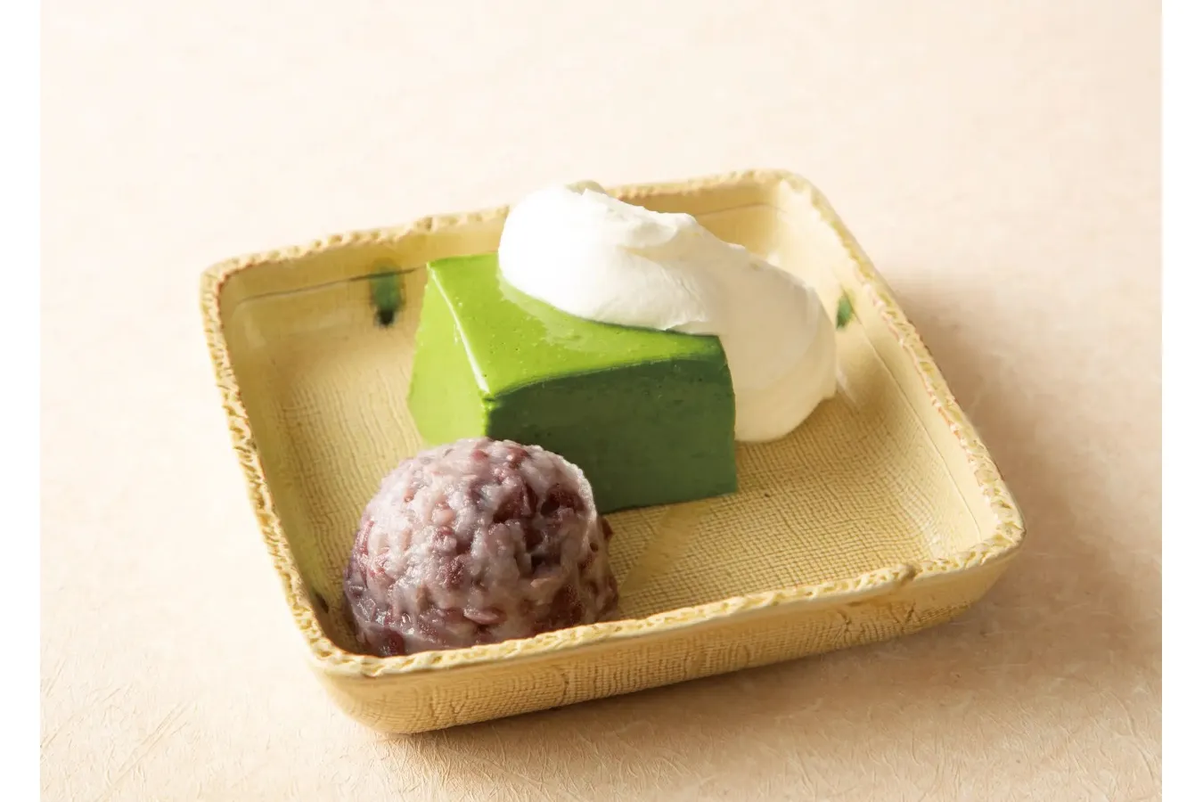 ▲「抹茶ババロア」