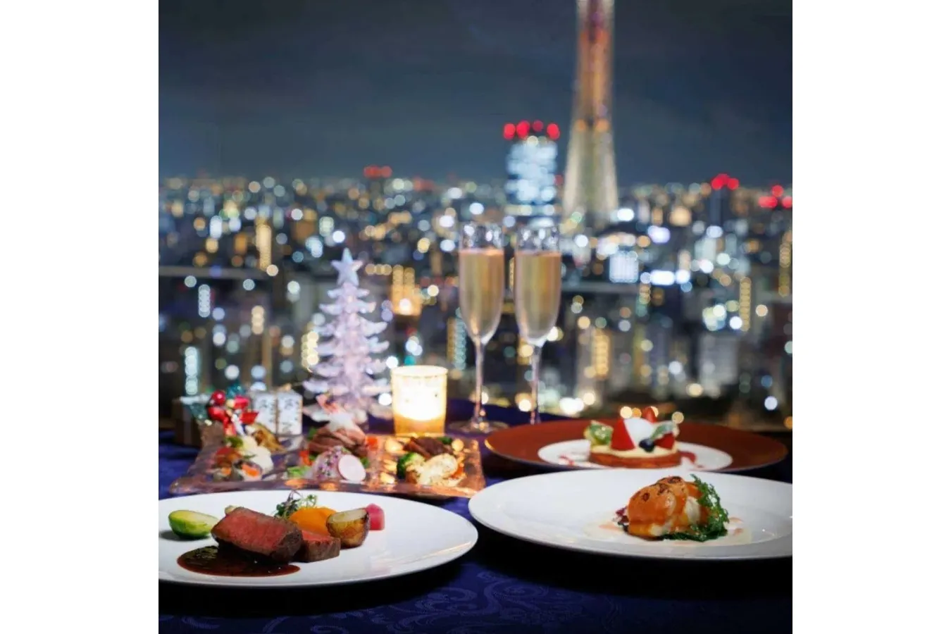 【東京】クリスマスディナーにオススメ!夜景が見えるレストラン7選|2025_3126113