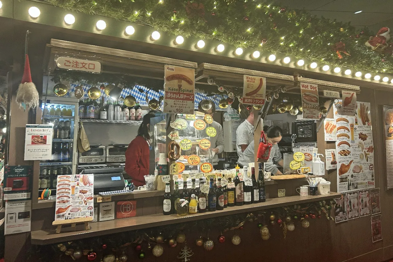▲全6店舗で楽しめるグルメ