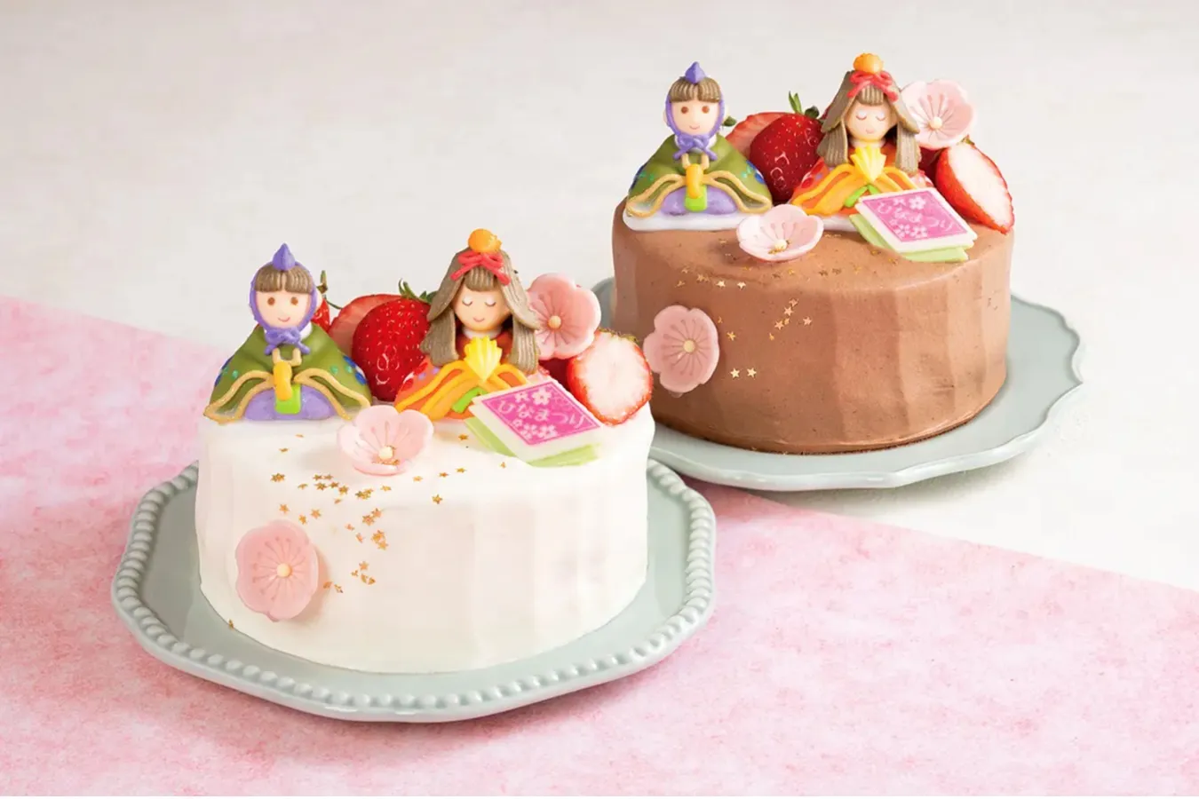 ▲「ひなまつりケーキ」