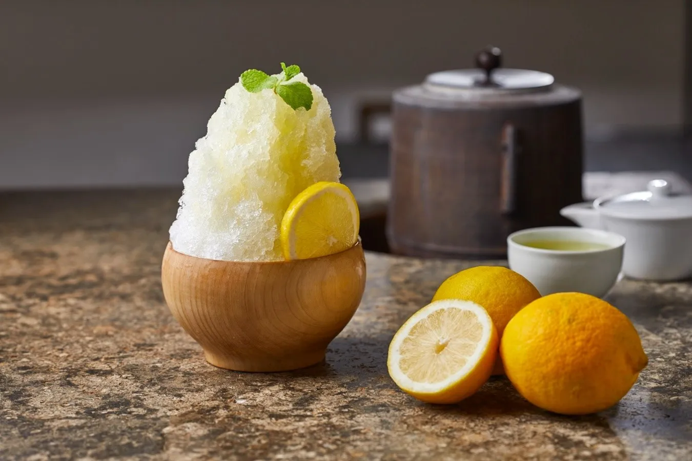 ▲かき氷「煎茶」