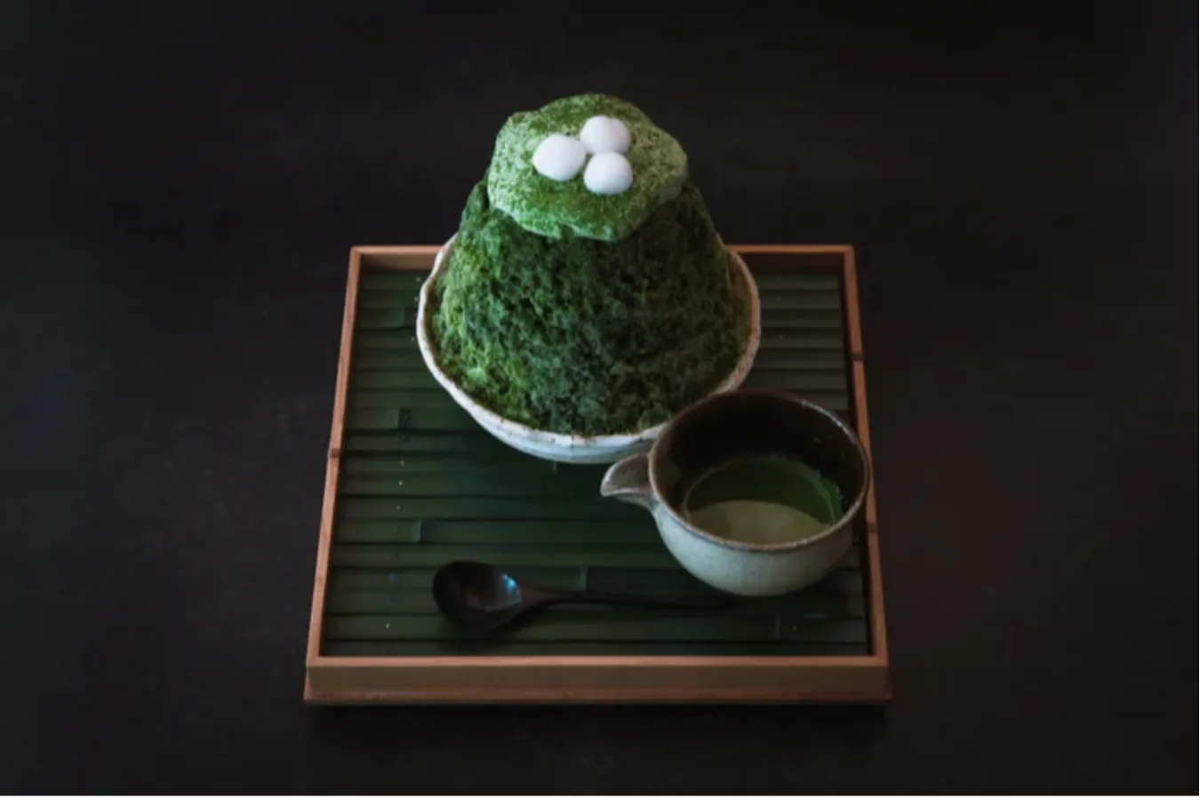 ▲「抹茶（ヴィーガンメニュー）」