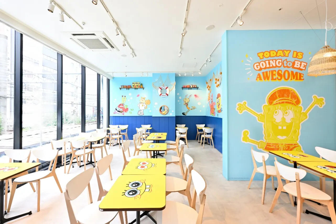 『スポンジ・ボブ』モチーフのカフェが渋谷MIYASHITA PARKに！キャラ型サンドイッチを実食_2377266