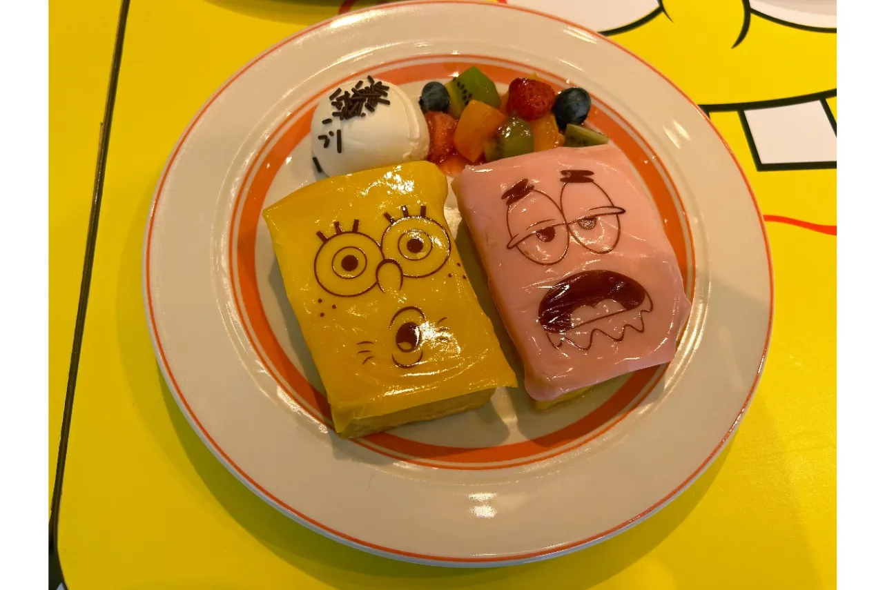 ▲「ふたりは仲良し♪バターとメープルシロップのしみしみフレンチトースト」※編集部撮影