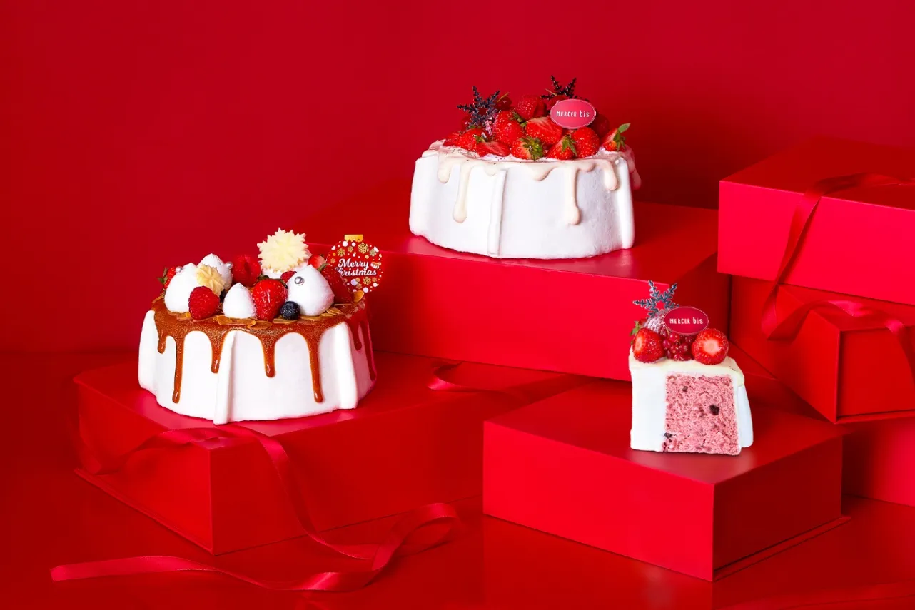 【MERCER bis】“ベリーたっぷり”クリスマス限定シフォンケーキが登場!_1936344