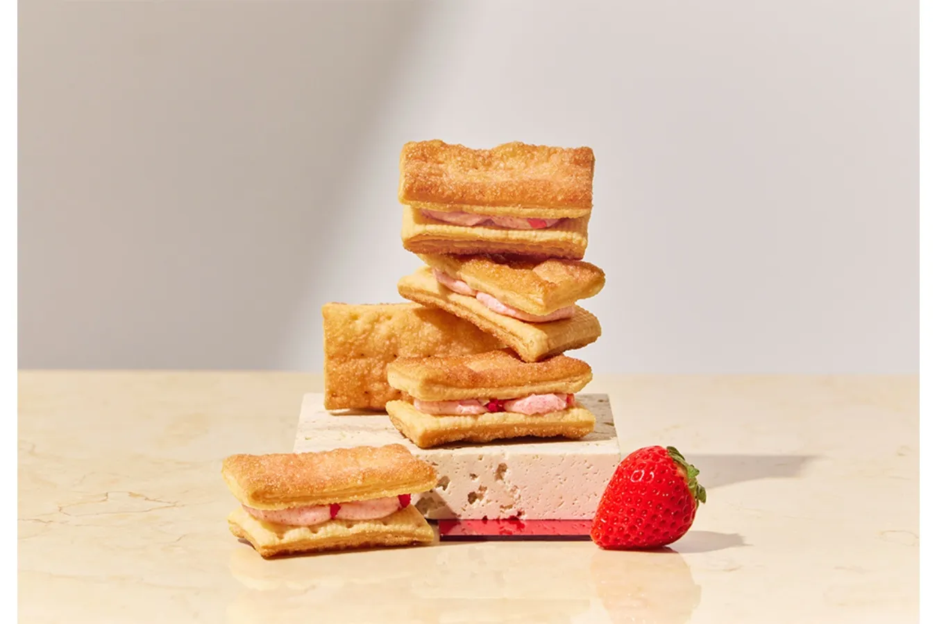 ▲「いちごクリームパイ」