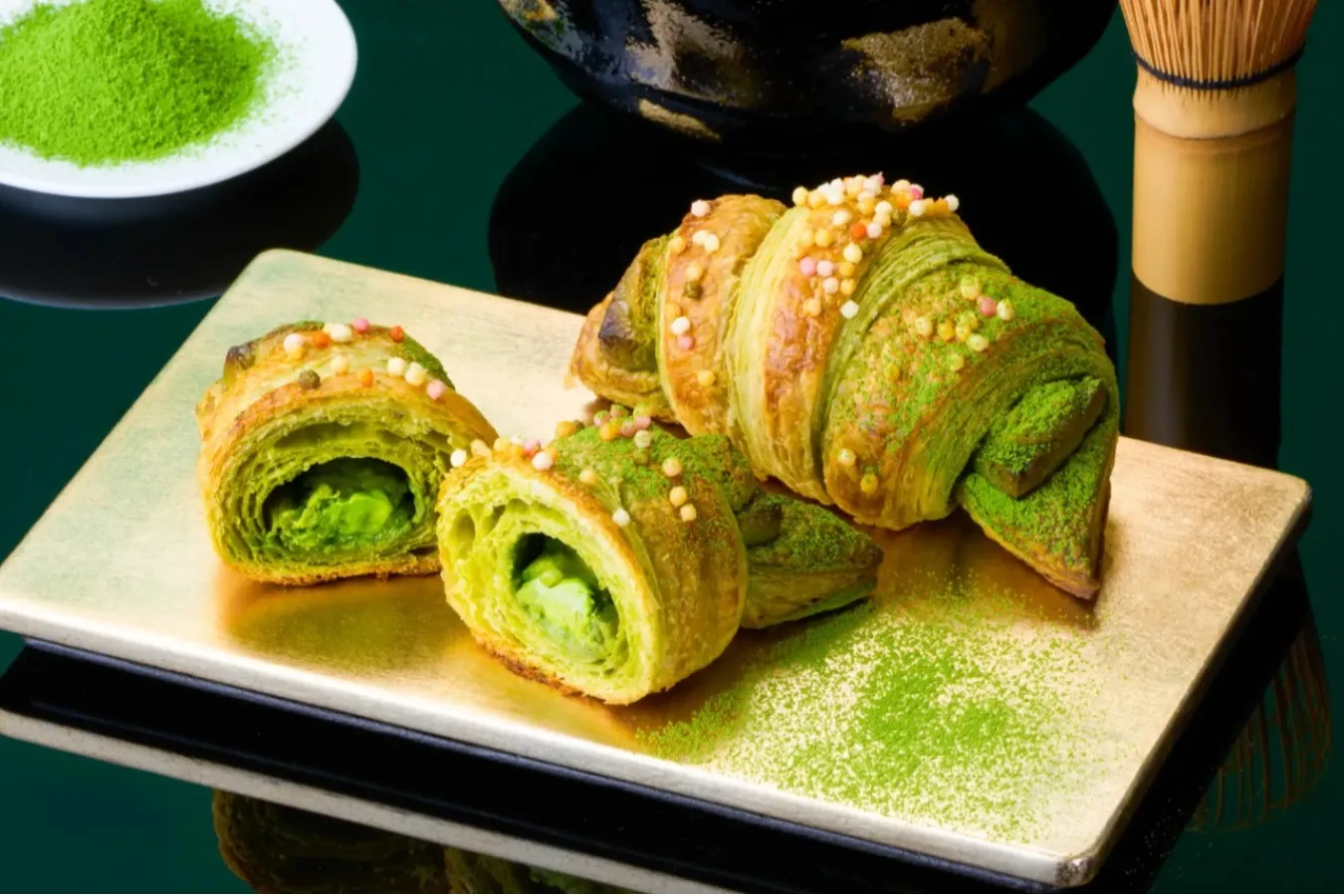 ▲「プレミアムチョコクロ 京抹茶」