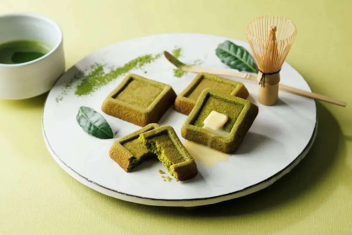 ▲「バターと抹茶のフィナンシェ」