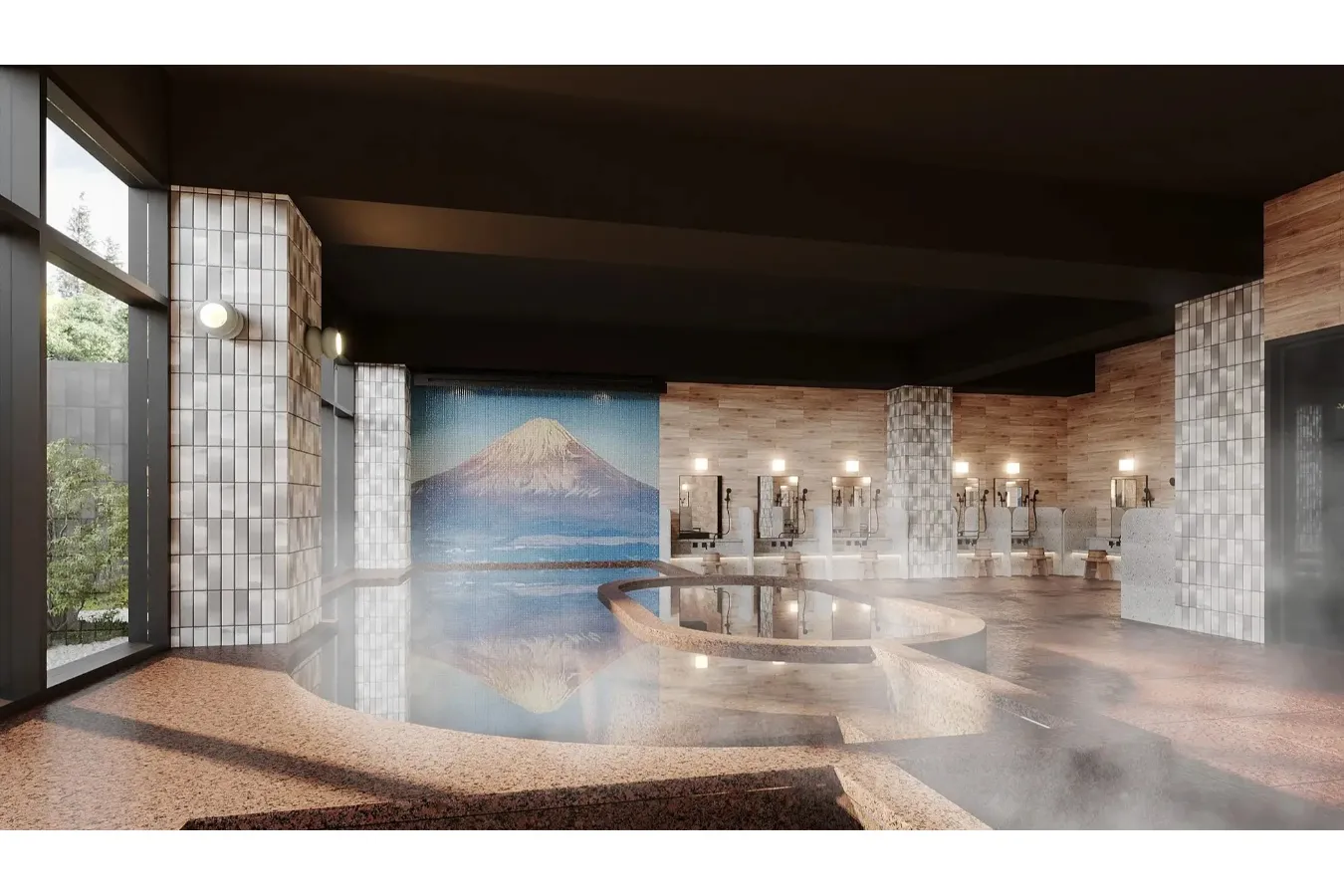 ▲N RESORT Re’Cove Hakone大浴場 イメージ