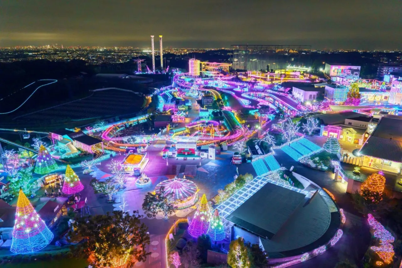 ▲ジュエルミネーション全景（前年の様子）