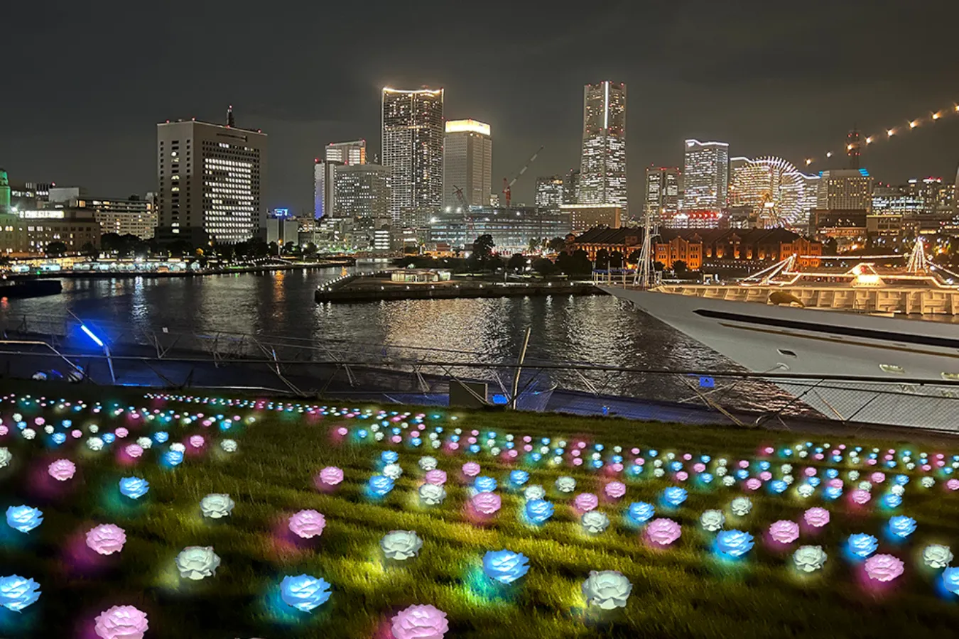 ▲横浜港フォトジェニックイルミネーション2022