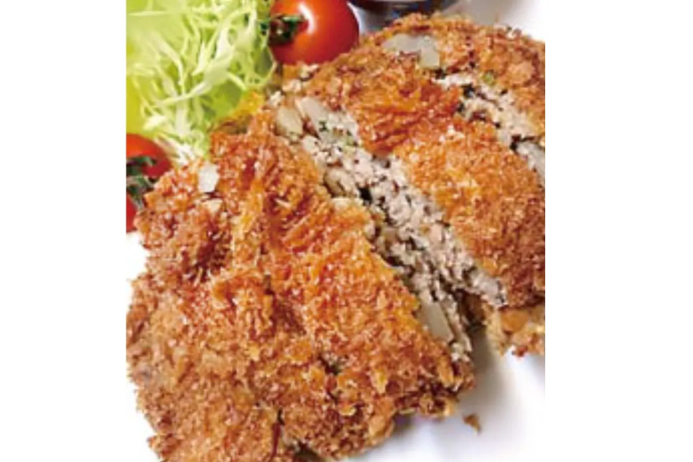 ▲「切り落とし山形牛あげたて贅沢メンチカツ」