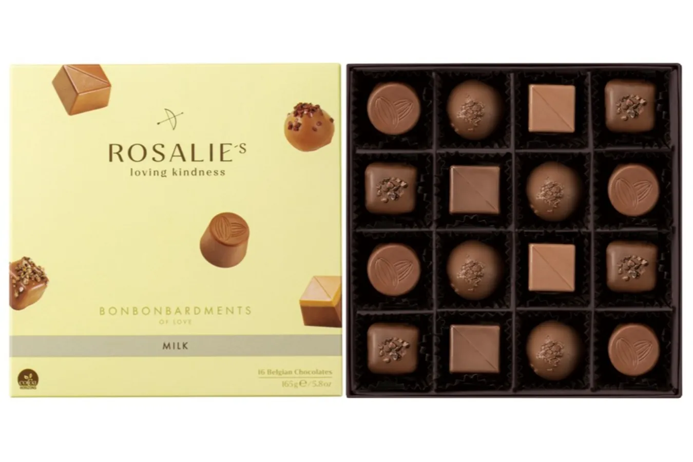 ▲「ロザリー アソートメント ミルク（16粒入）」（5,400円）※なくなり次第終了
