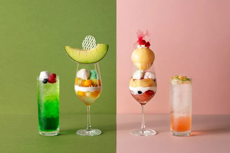 【川越プリンスホテル】ジューシーな桃と芳醇なメロン！夏限定のパフェ2種が登場