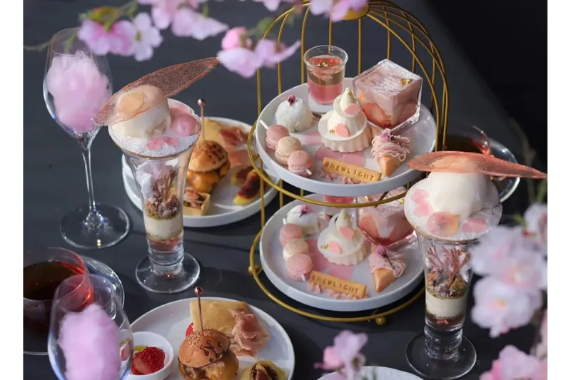 “桜香る”ピンクカラーの春アフタヌーンティーが登場！渋谷のレストランで