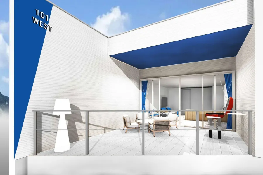 ▲宿泊棟（イメージ）