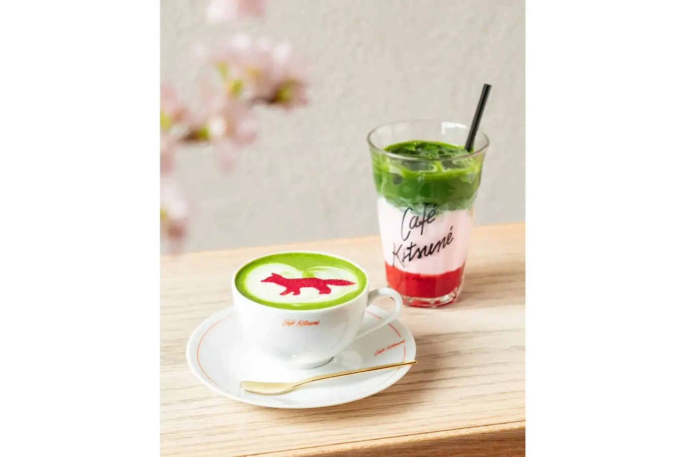 ▲「Sakura Matcha Latte（さくら抹茶ラテ）」