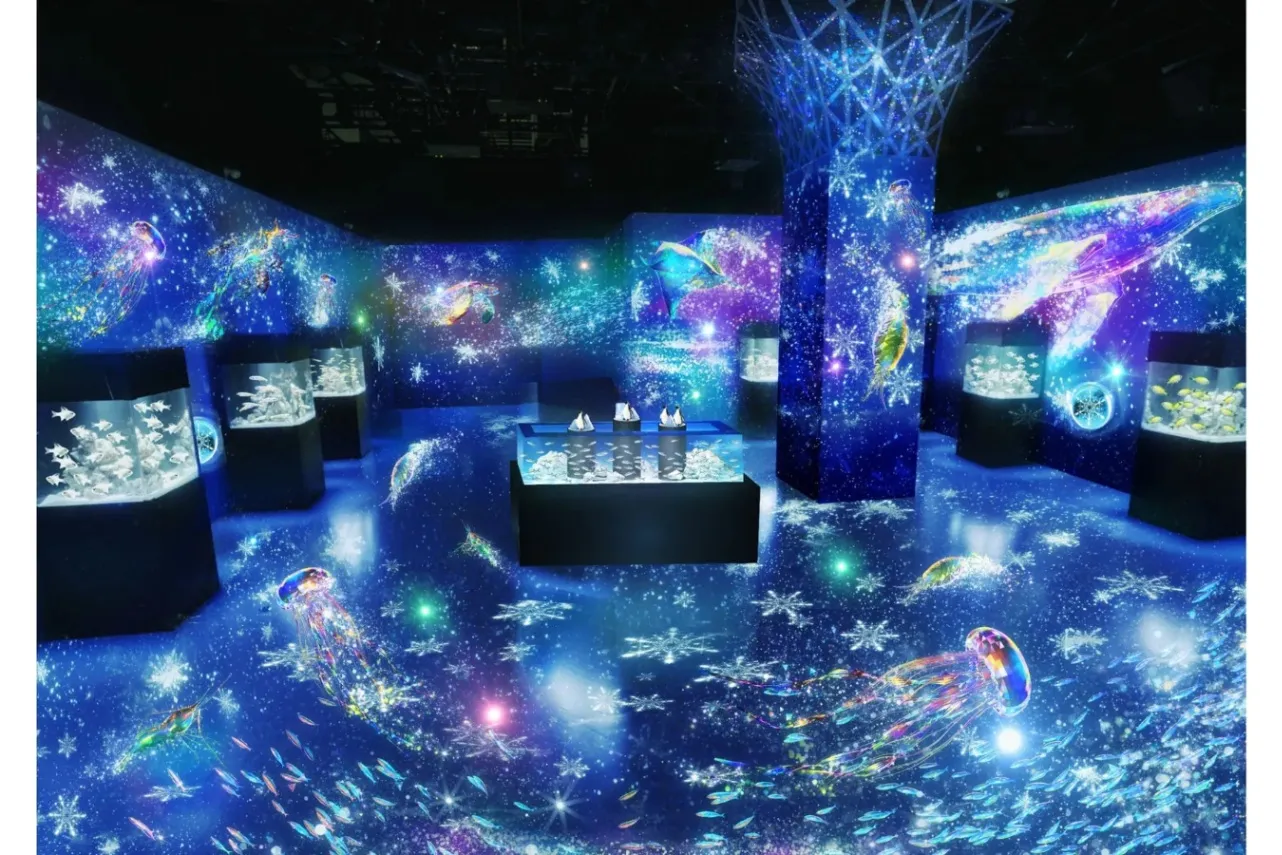 ▲展示エリア：MARINE SNOW DOME