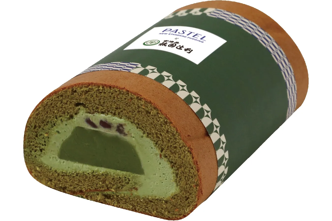 ▲「祇園辻利の宇治抹茶使用　宇治抹茶プリンロール」