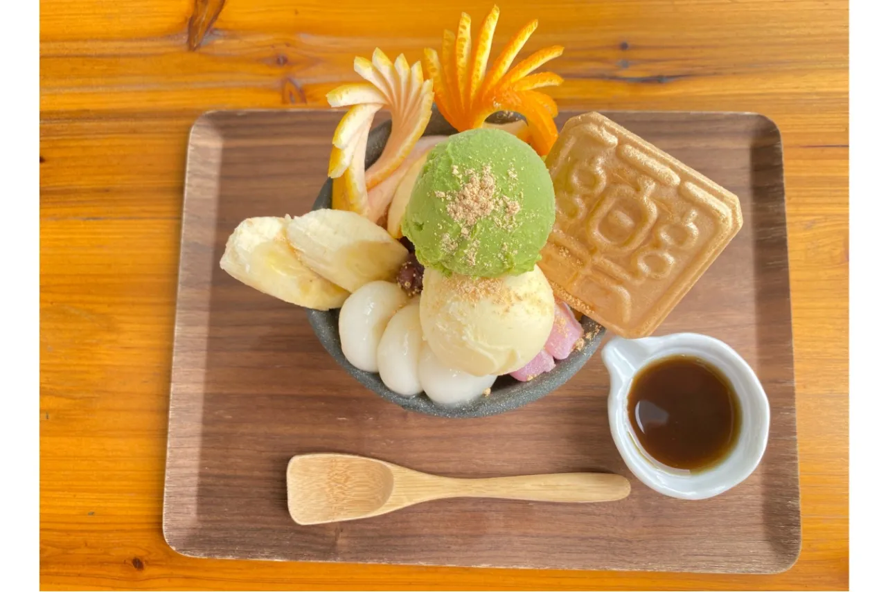 ▲茶房特製あんみつ【七福】