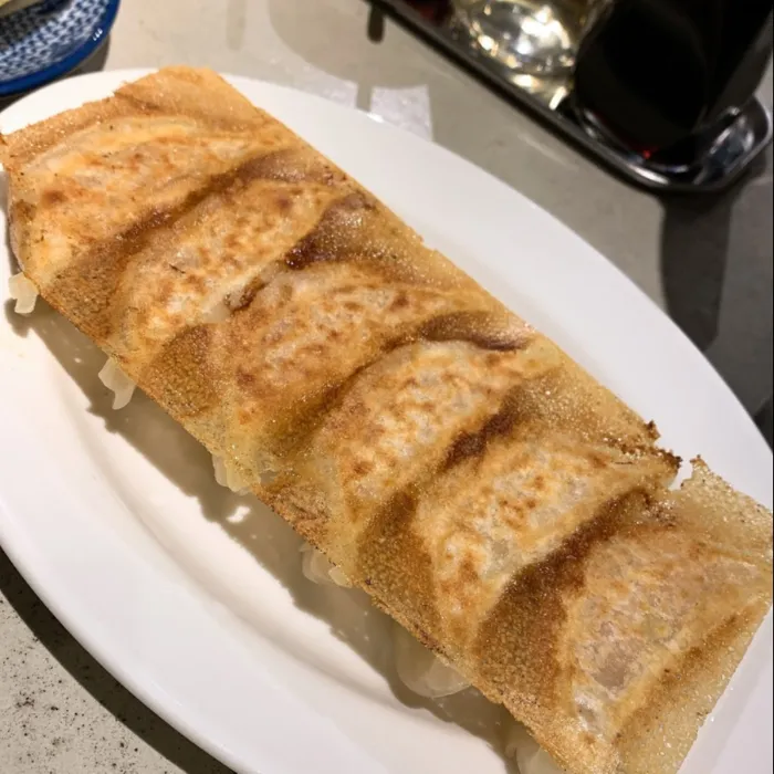 ▲「大竹餃子」の焼餃子