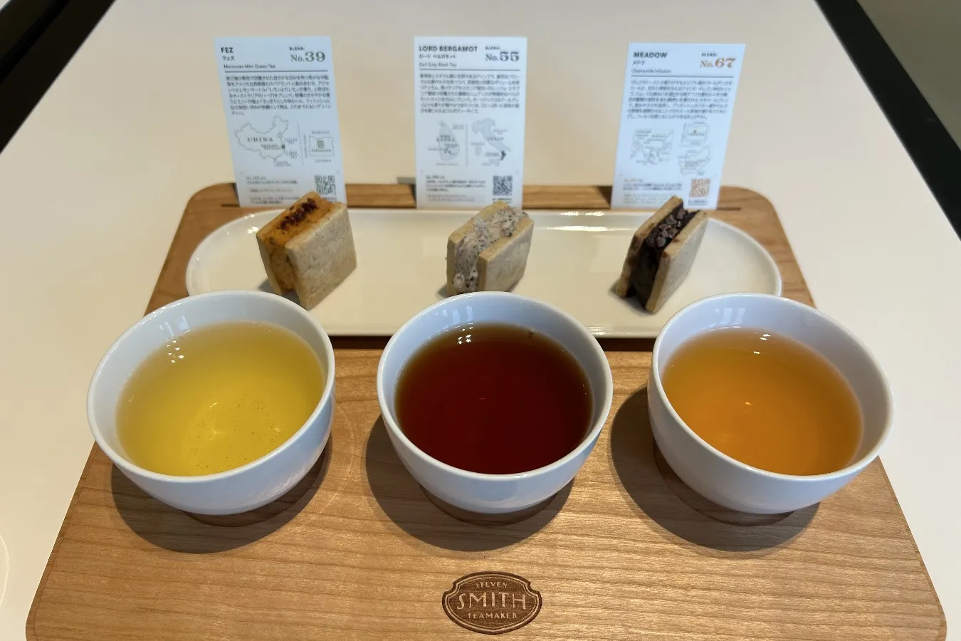 ▲「PAIRING TEA FLIGHT（ペアリングティーフライト）」（撮影：レッツエンジョイ東京編集部）