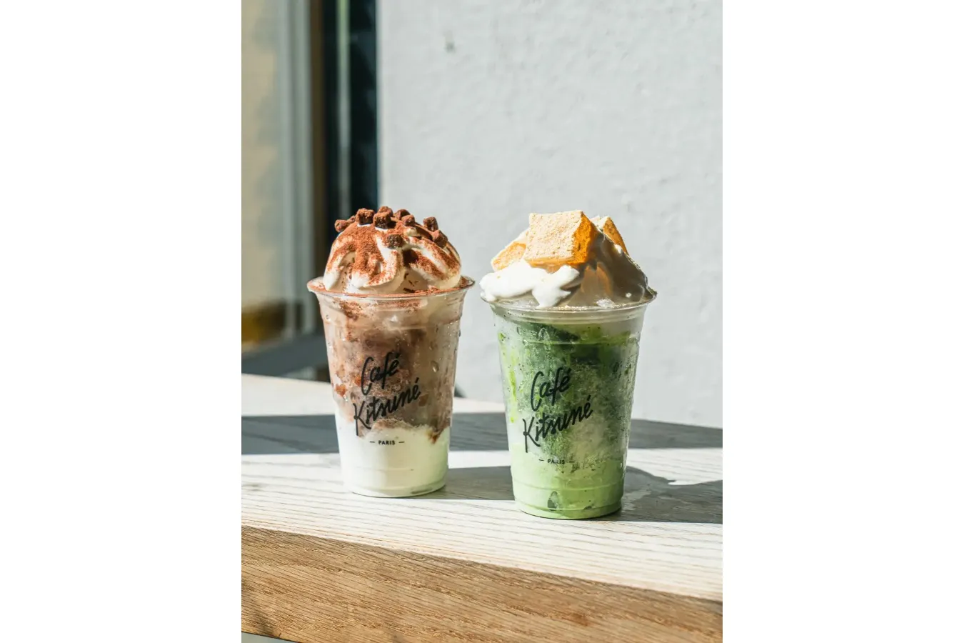 ▲左から「Kakigori Tiramisú」「Kakigori Matcha」
