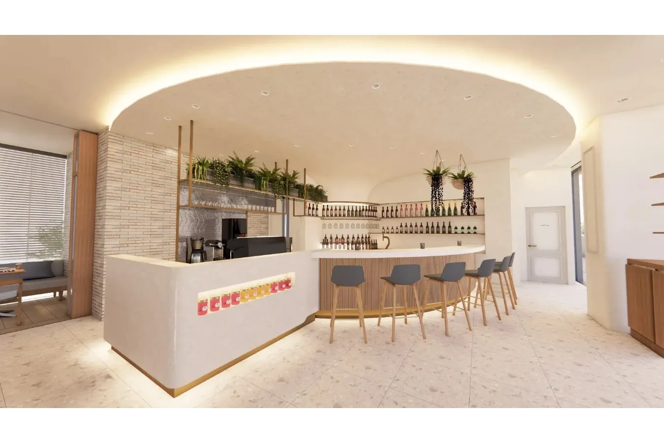 ▲カウンター席 イメージ