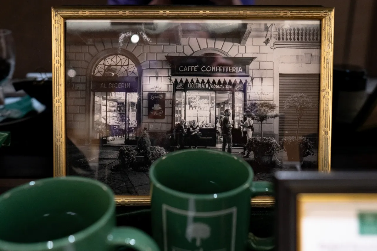 ▲トリノ最古のカフェとして知られる「Caffè al Bicerin」