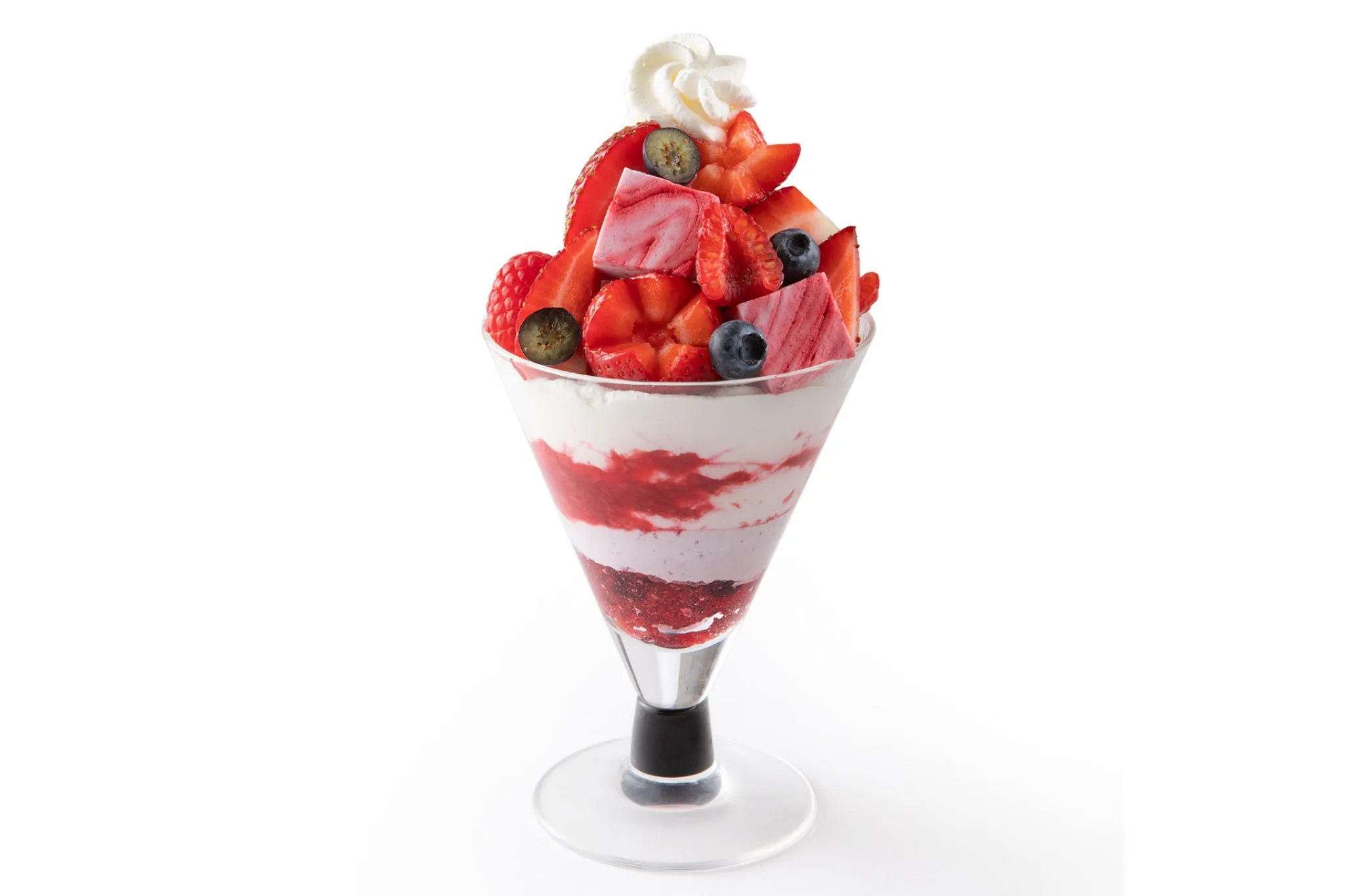 苺&ブルーベリー&ラズベリー”が味わえるパフェが登場！タカノフルーツ