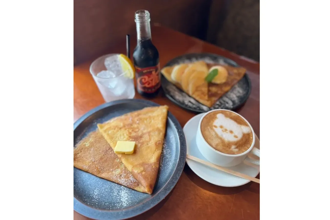 ▲人気のクレープ（一例）