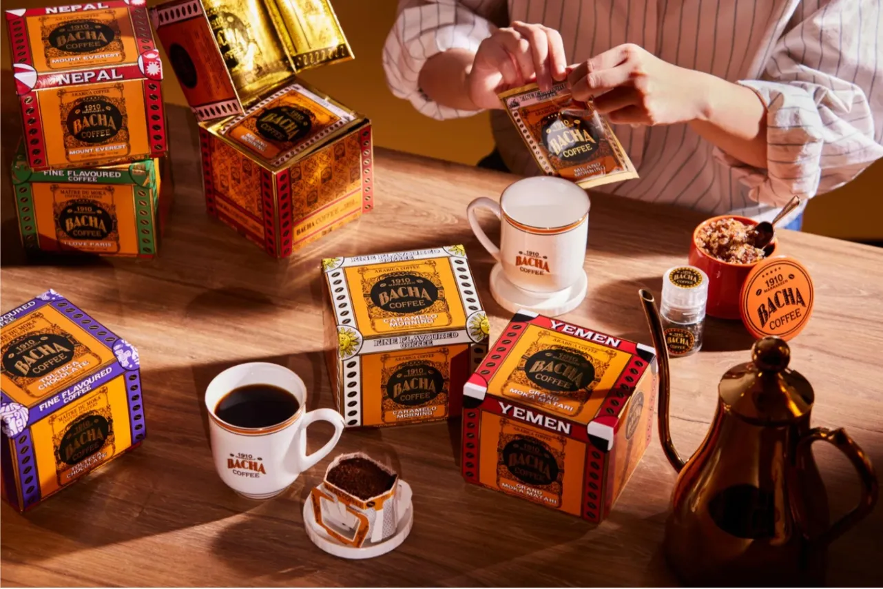 ▲Bacha Coffee 新丸ビル アイテム例