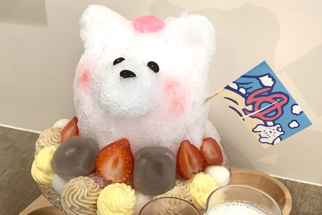 ▲「かき氷」（ほうじ茶・黒蜜きなこ・抹茶あずき各1,680円、イチゴ1,860円、メロン2,300円）