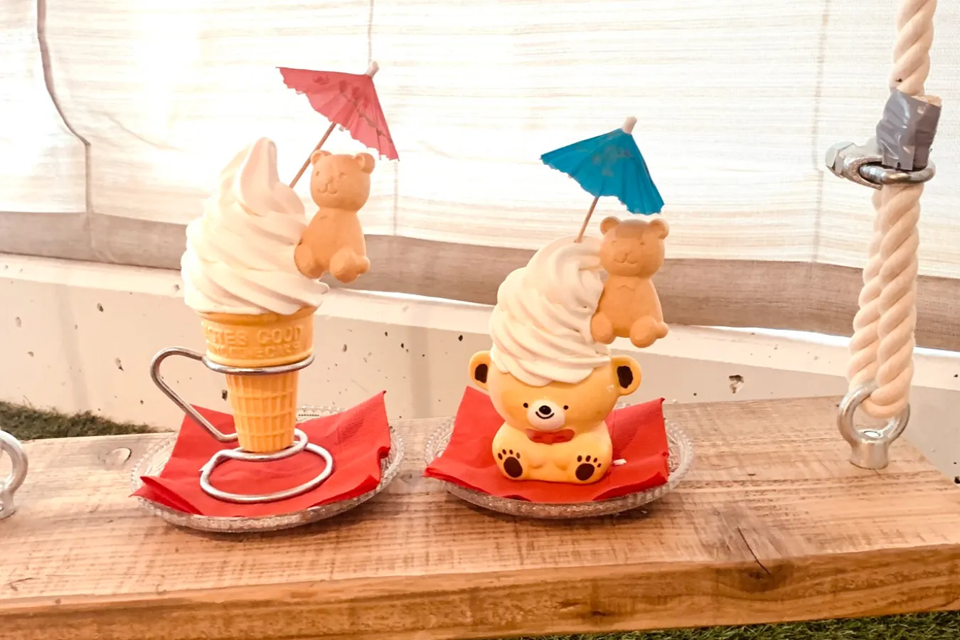 ▲「北海道ミルクソフトクリーム」（490円）