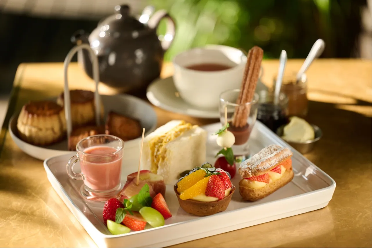 ▲「麻布台ヒルズ限定　アフタヌーンティープレート（ティーフリー付）」（4,500円）