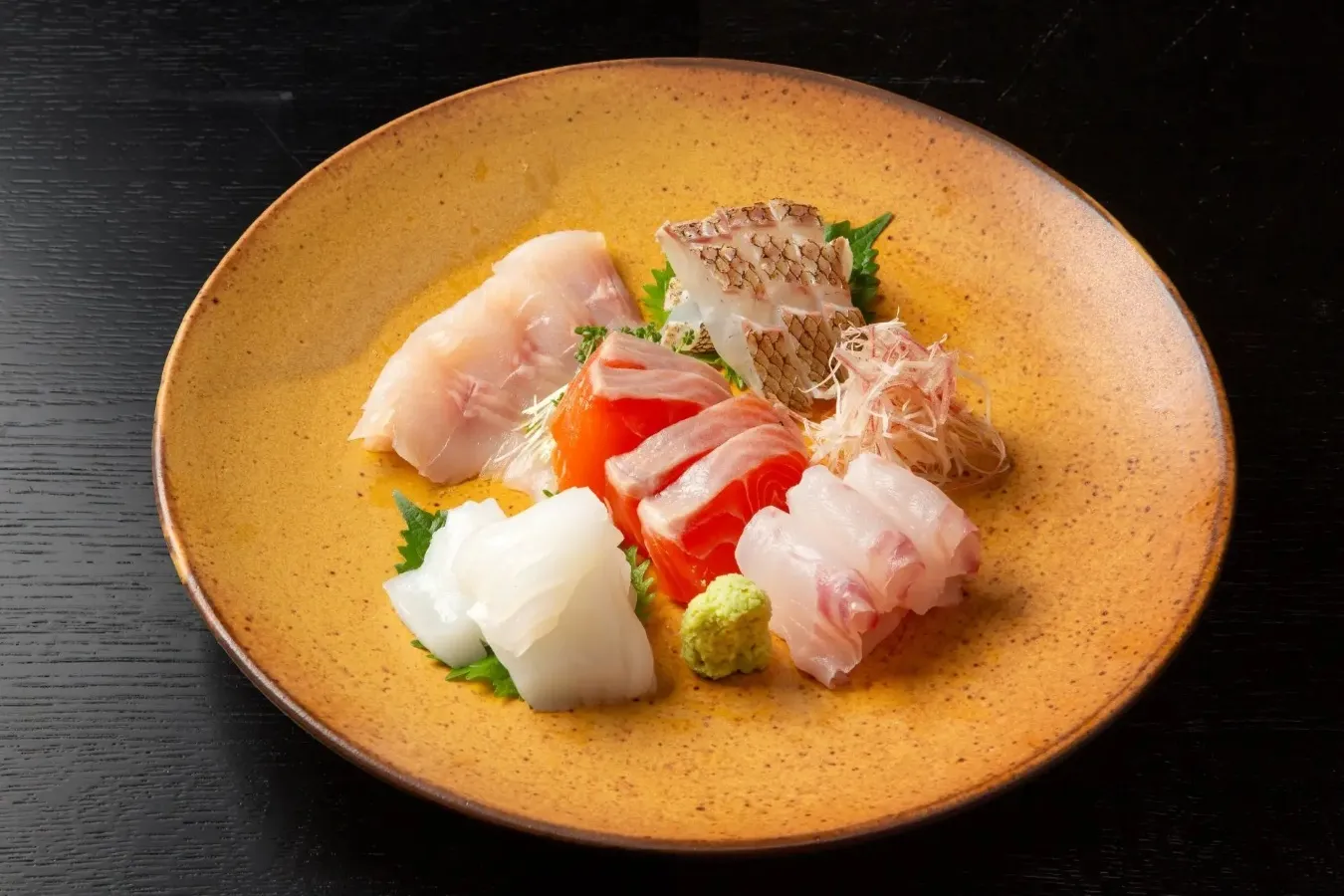 ▲「お造り盛り合わせ」