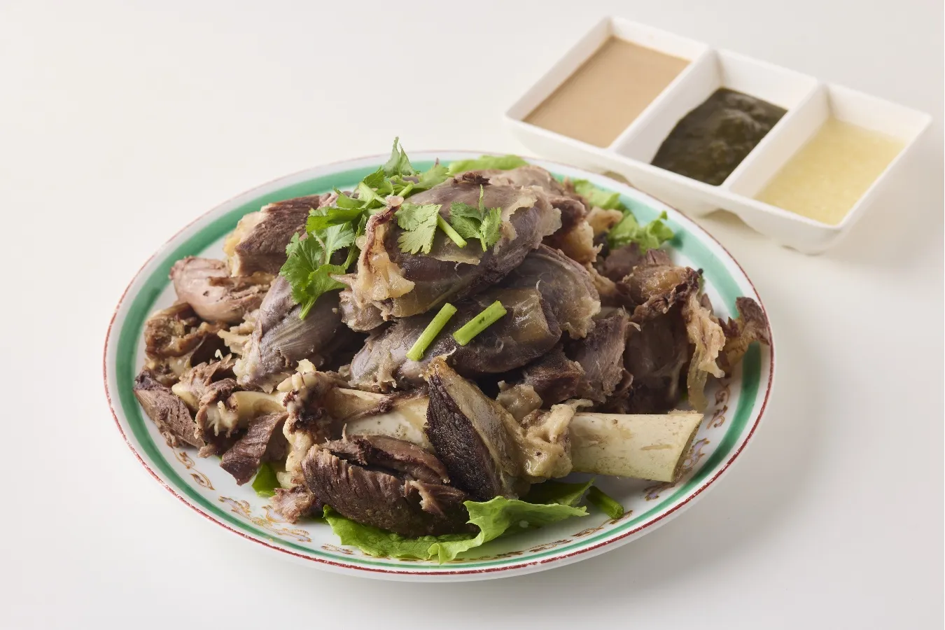 ▲「ラム肉の塩ゆで」