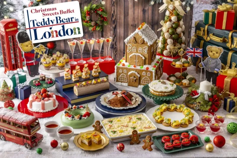 【ヒルトン東京ベイ】“ロンドンのクリスマス”を思わせるスイーツビュッフェを開催！