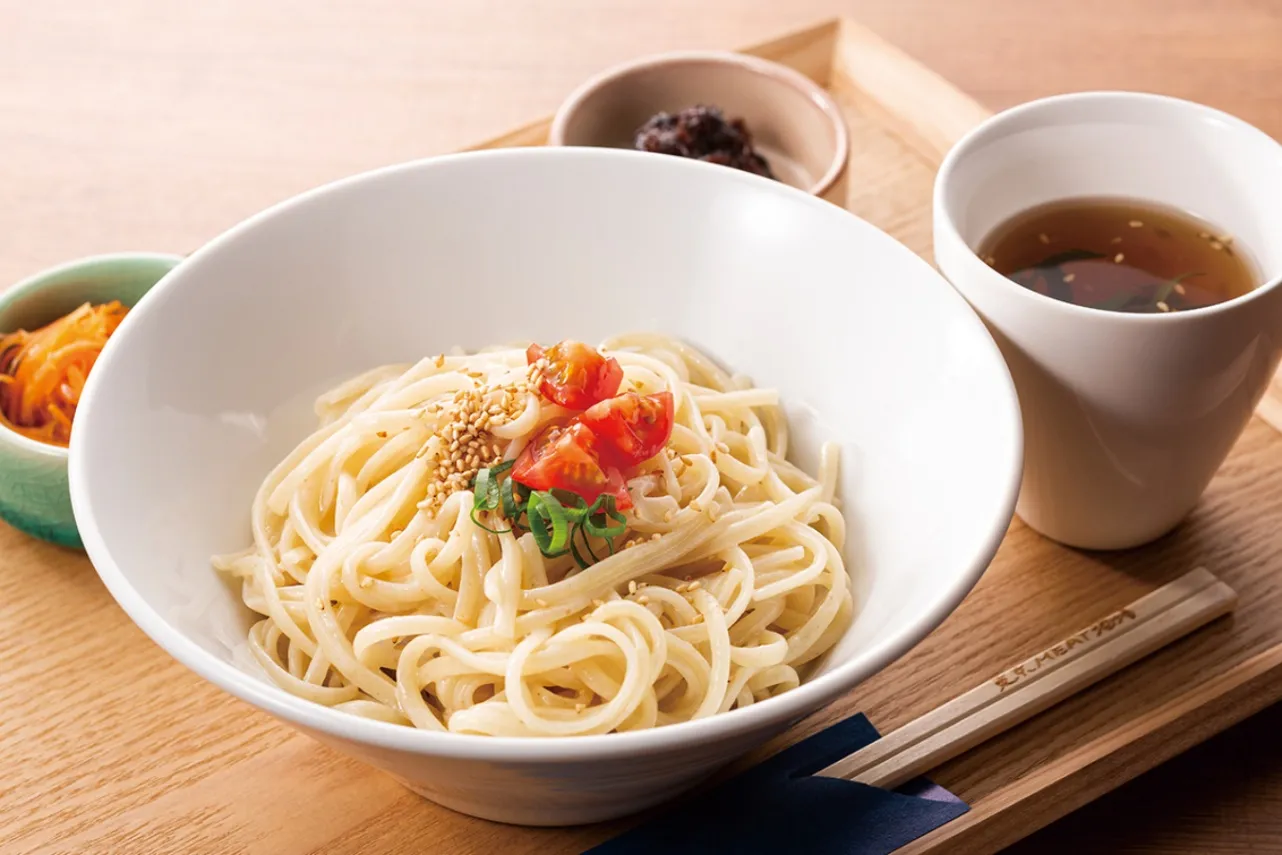 ▲「日本一おいしいミートソース御膳セット」
