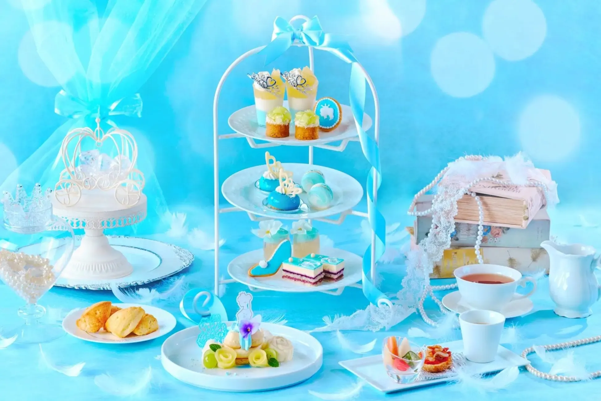 “海＆空”モチーフのプリンセスアフタヌーンティーが登場！横浜のレストランで