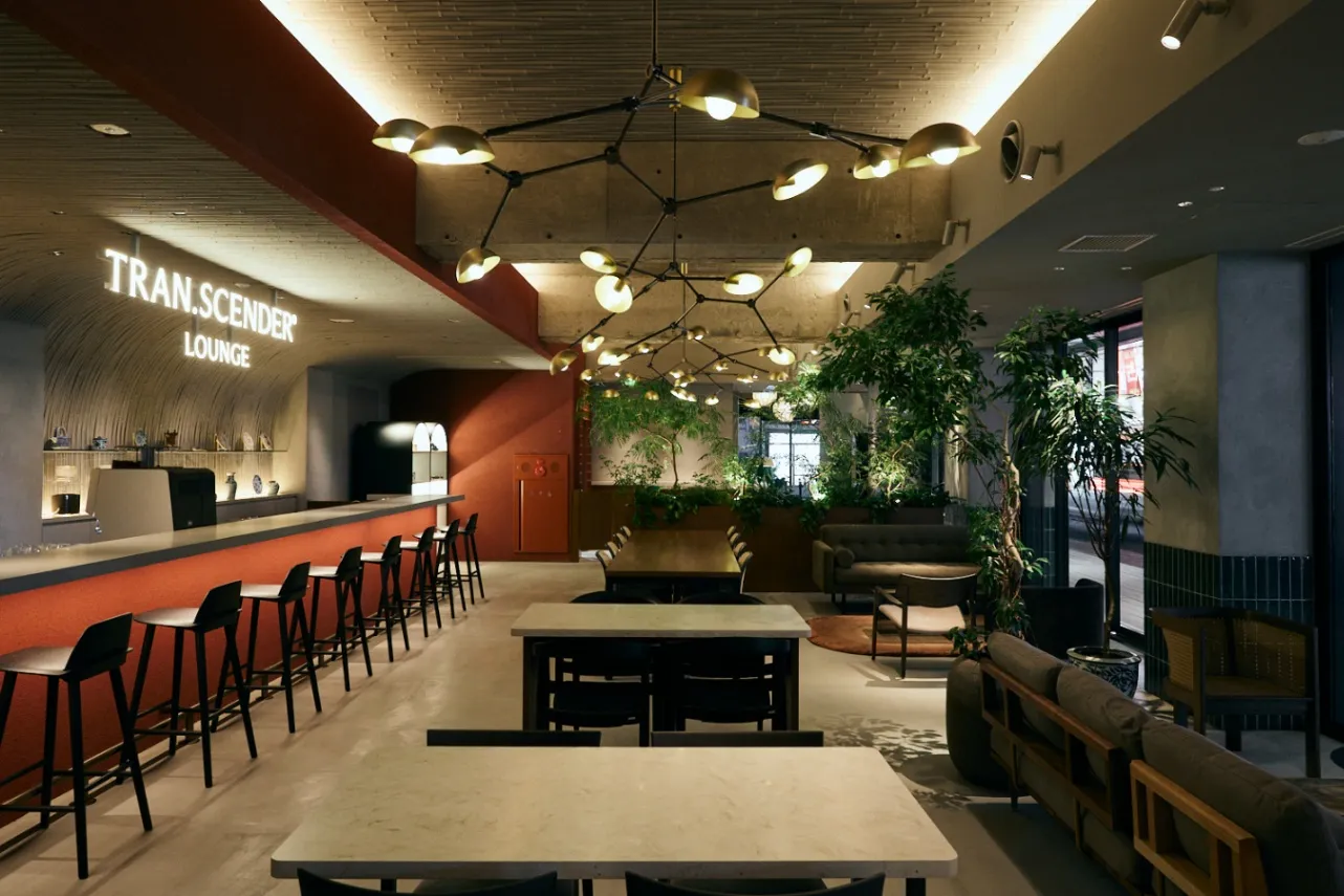 ▲「TRAN.SCENDER® LOUNGE」