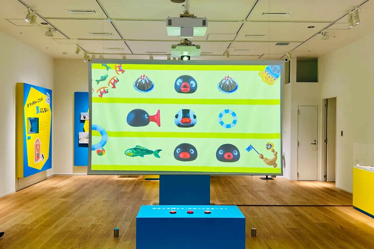 ▲体験型コンテンツ展示の様子