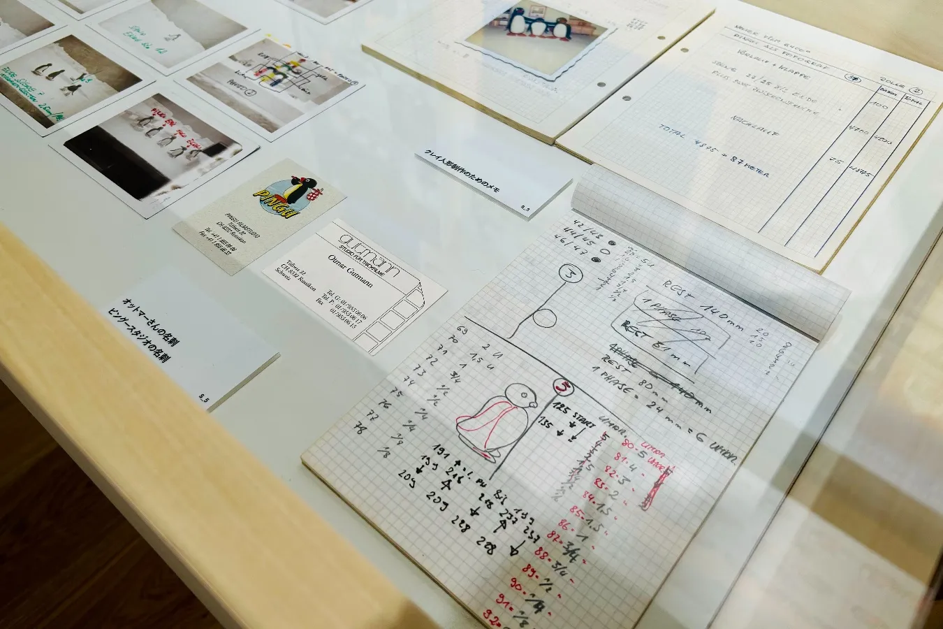 ▲クレイ人形制作のためのメモ