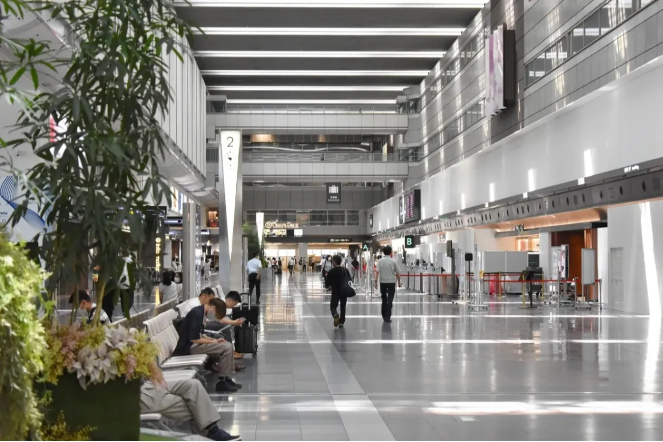 ▲羽田空港第1ターミナル内