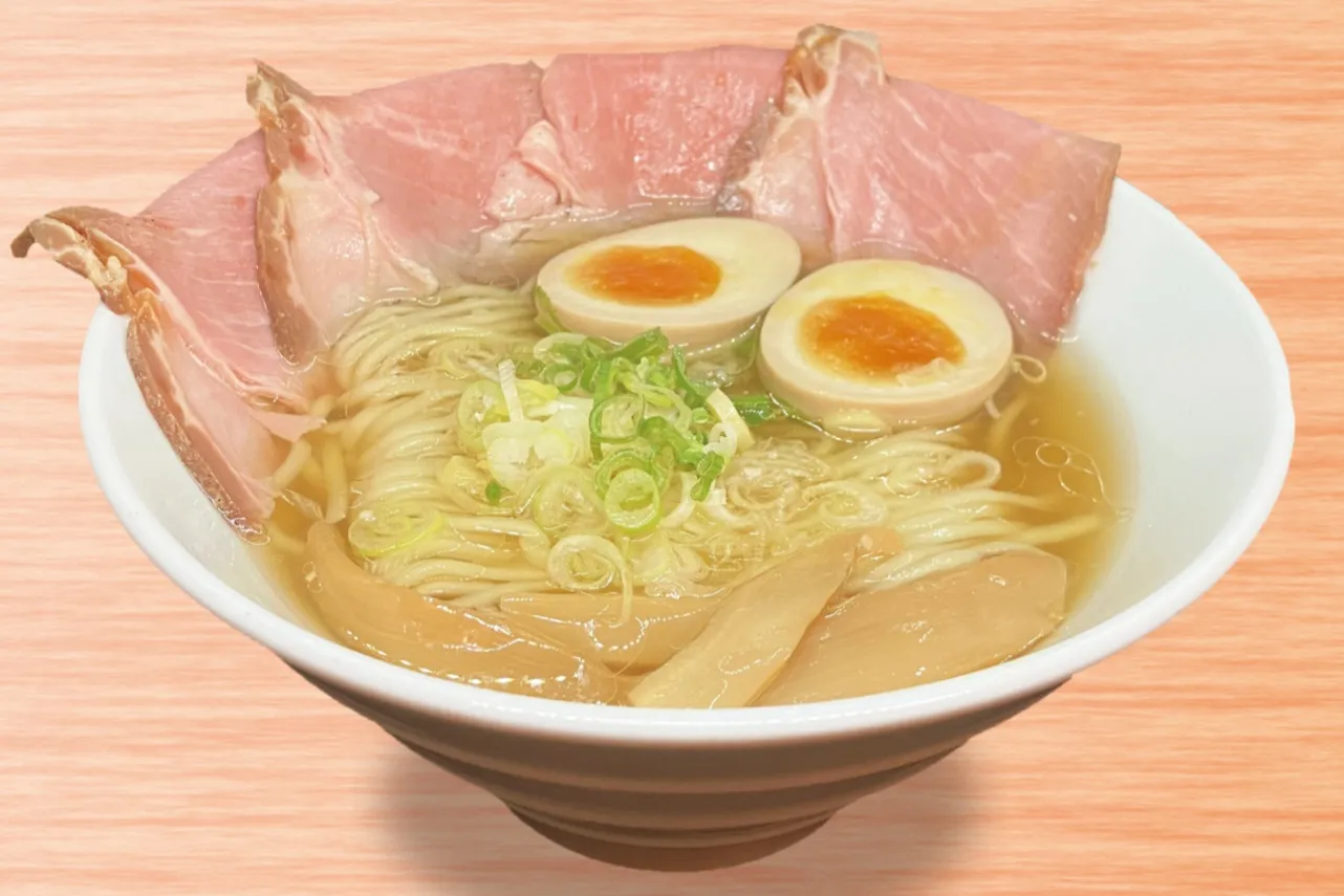 ▲「特製魚介旨塩ラーメン」