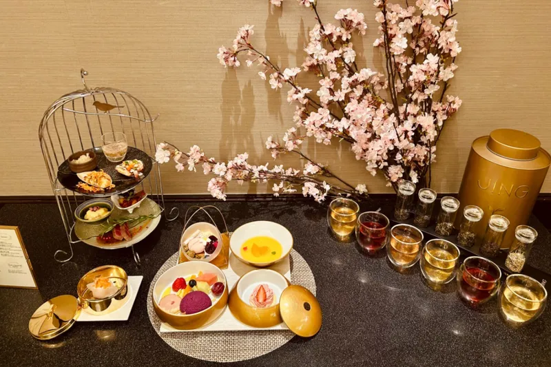 【ヒルトン東京ベイ】春の食材たっぷり！桜＆新緑をイメージしたアフタヌーンティーの魅力を実食レポ