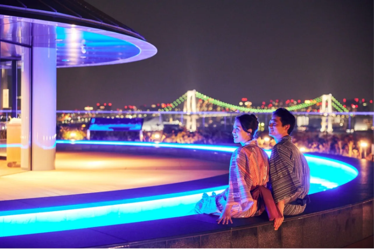 ▲展望足湯庭園