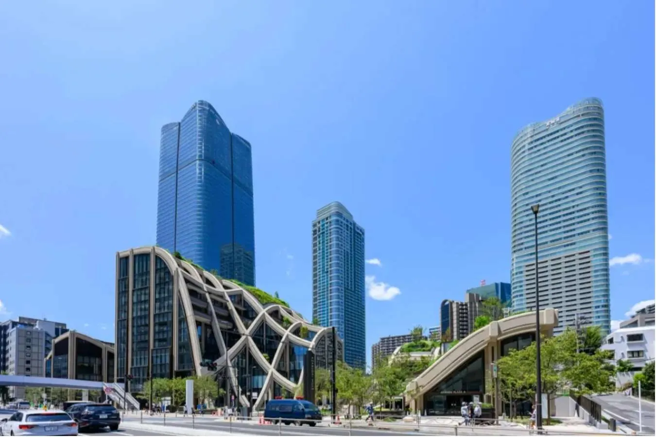 ▲麻布台ヒルズ外観